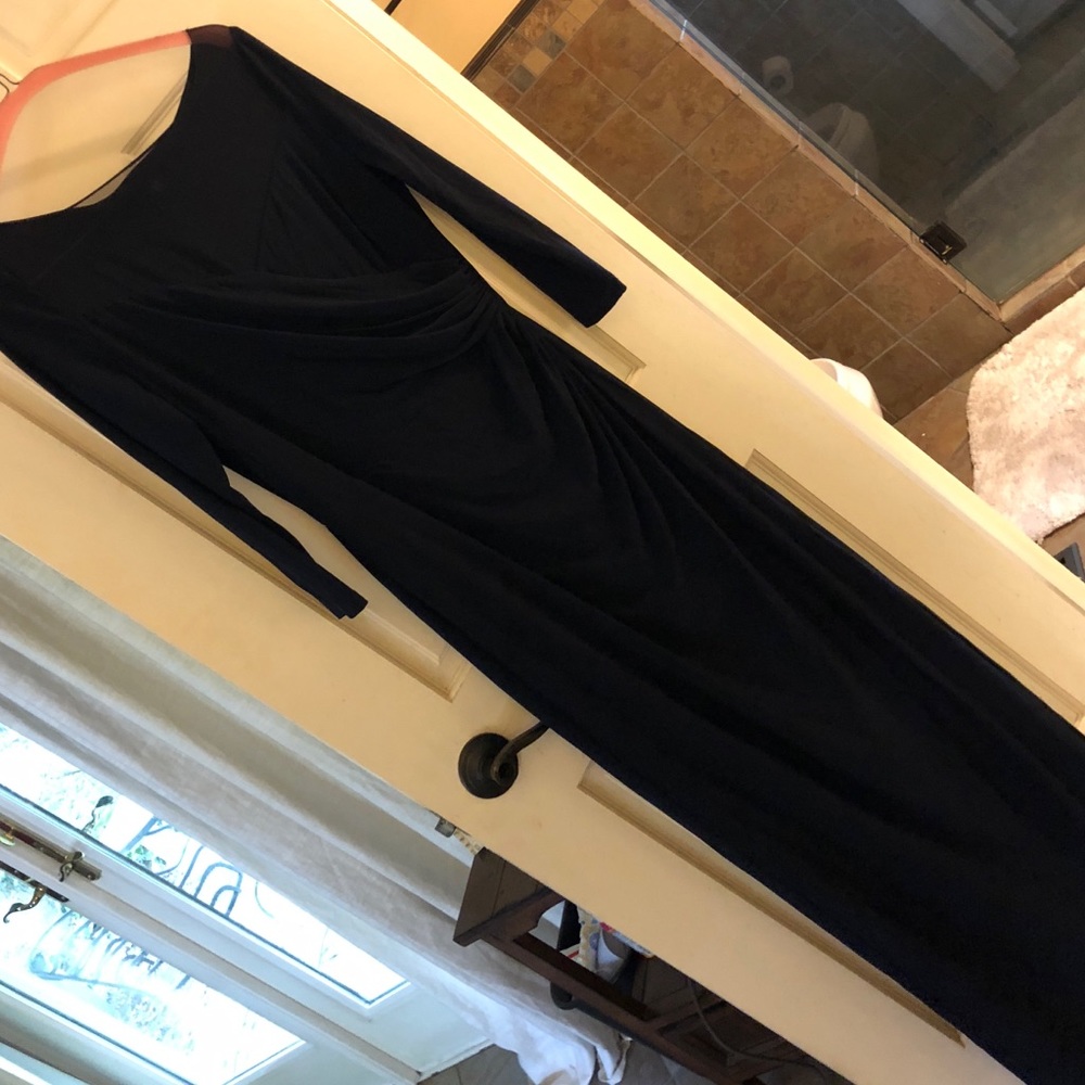 Ralf Lauren midi sleeve formal dress